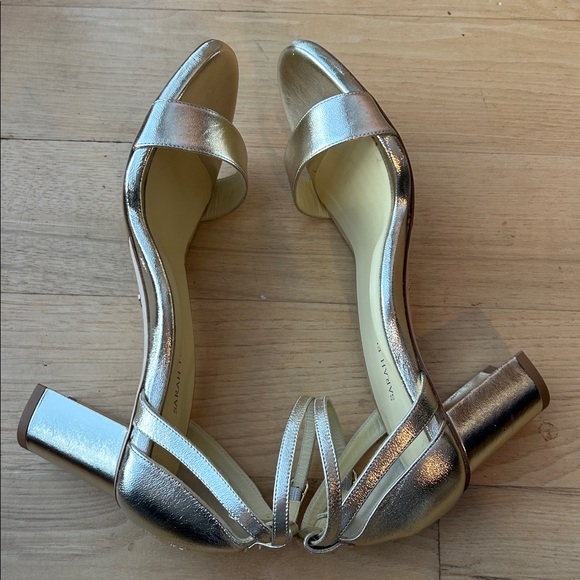 Sarah Flint Perfect Block Sandal 60 Gold Nappa 40 9/9.5 - Picture 13 of 13